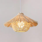 Trevenara Rattan Pendant Light-Moonnatur
