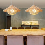 Trevenara Rattan Pendant Light-Moonnatur