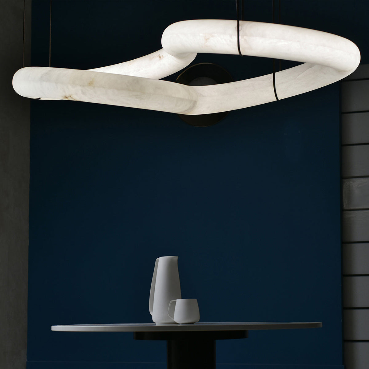Torrenevia Alabaster Pendant Light-Moonnatur