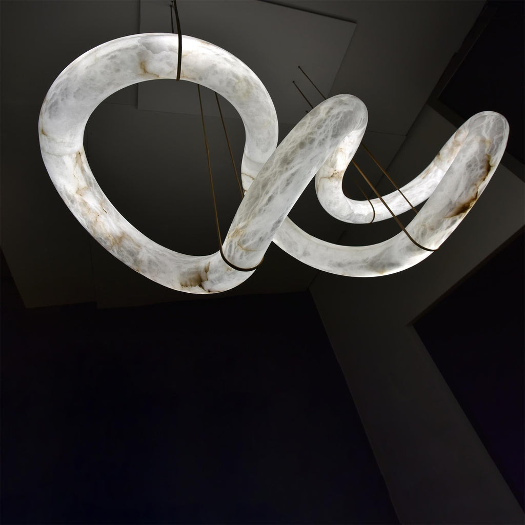 Torrenevia Alabaster Pendant Light-Moonnatur