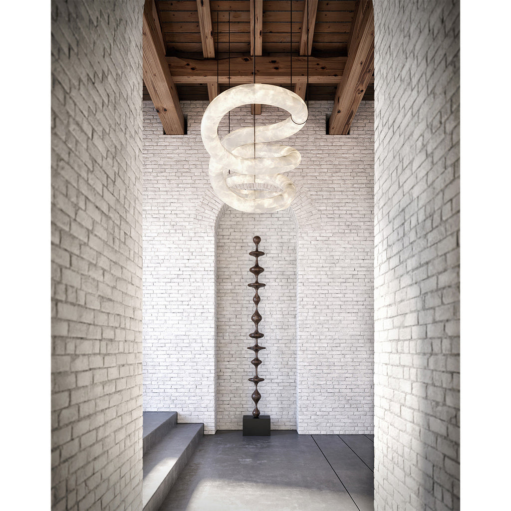 Torrenevia Alabaster Pendant Light-Moonnatur
