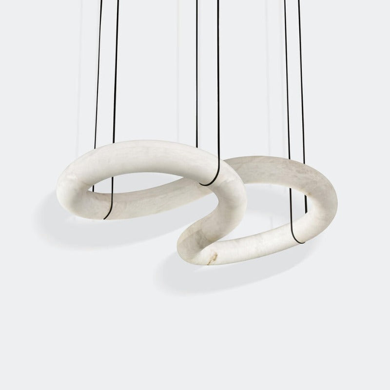 Torrenevia Alabaster Pendant Light-Moonnatur
