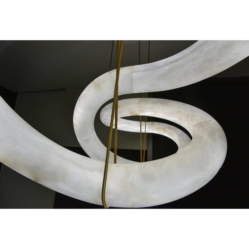 Torrenevia Alabaster Pendant Light-Moonnatur
