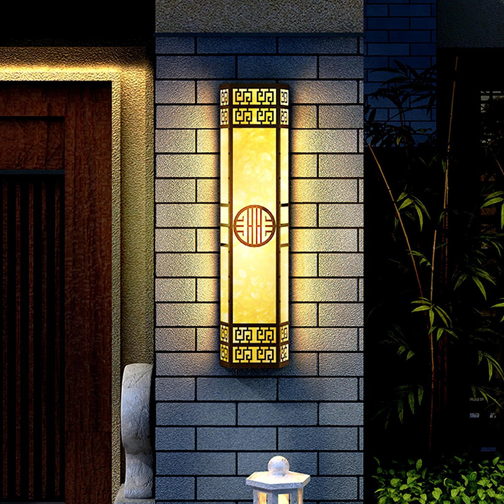 Beldenfern Alabaster Wall Light-Moonnatur