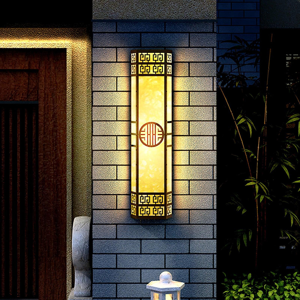 Beldenfern Alabaster Wall Light-Moonnatur