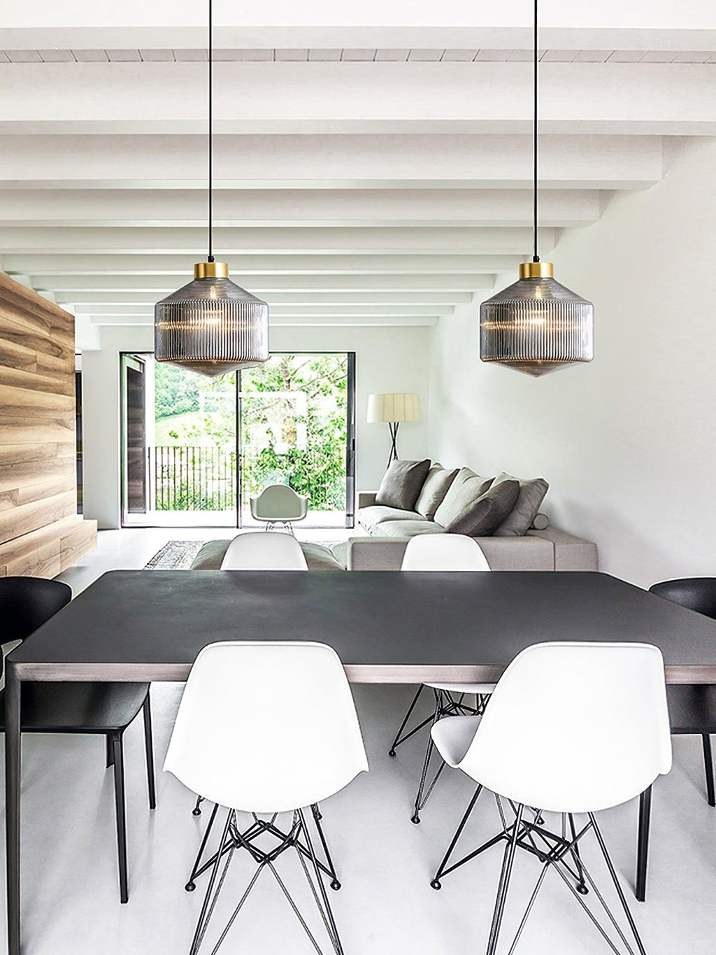 Elowiel Glass Pendant Light-Moonnatur