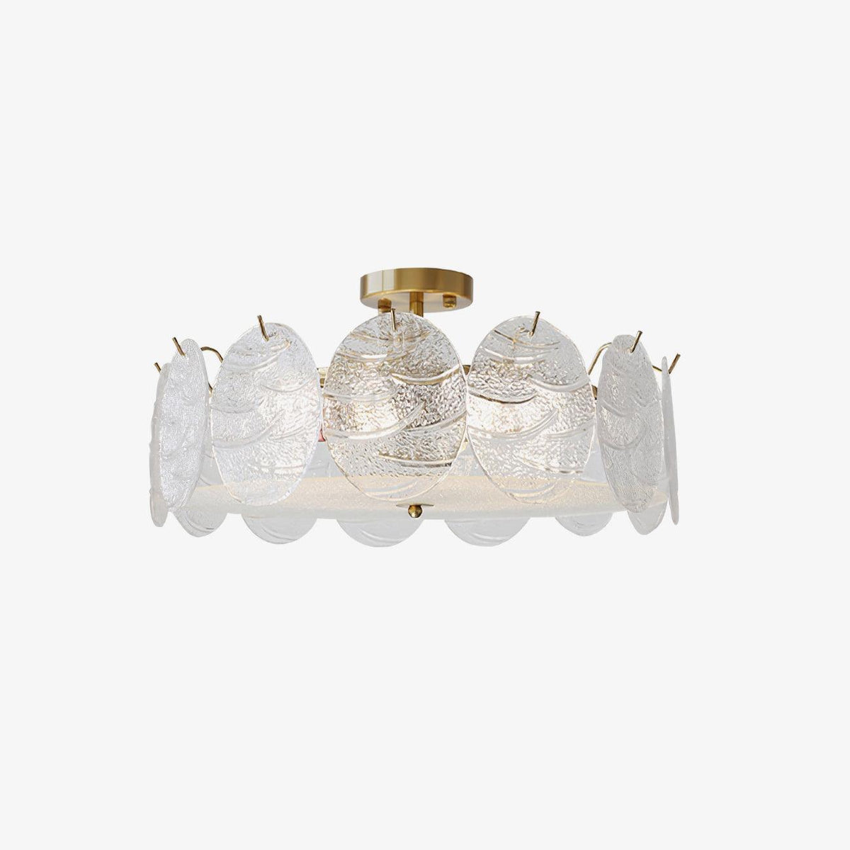 Coraena Glass Ceiling Light-Moonnatur