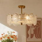 Coraena Glass Ceiling Light-Moonnatur