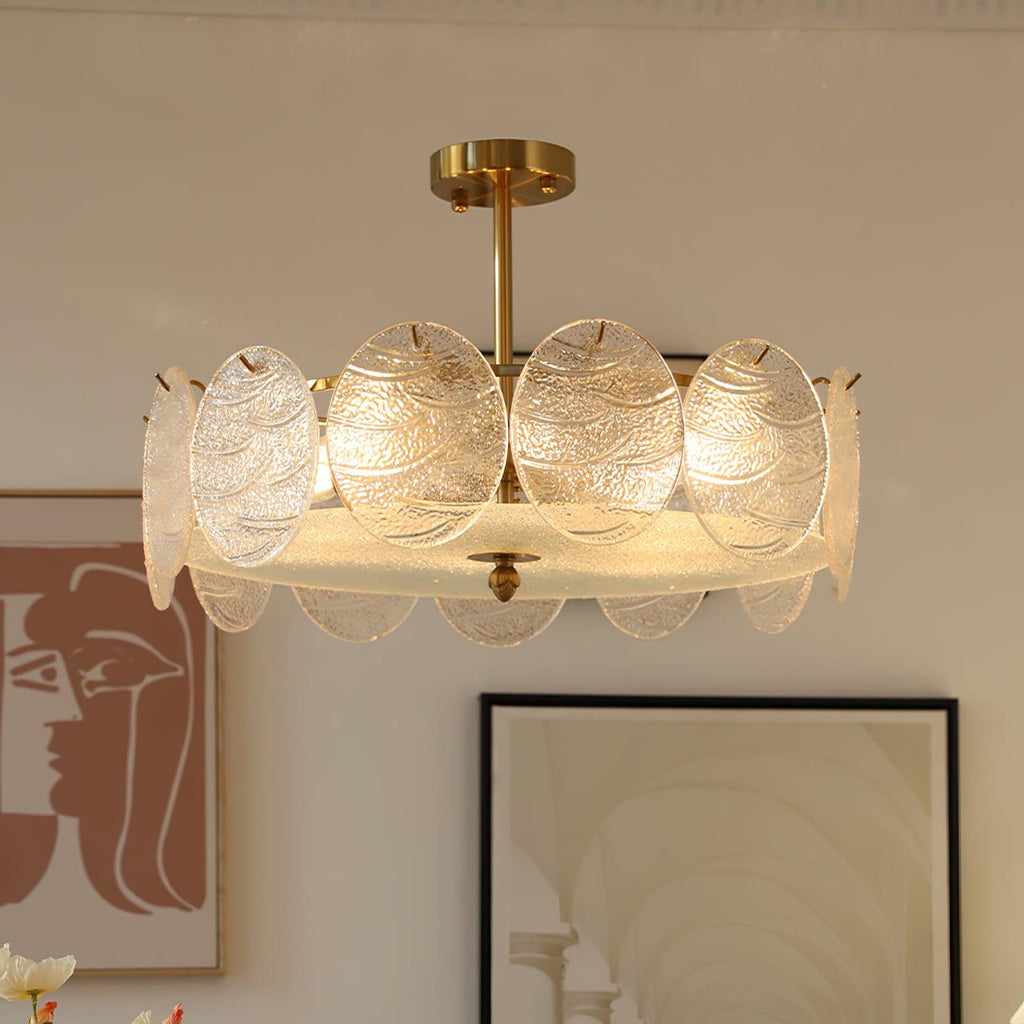 Coraena Glass Ceiling Light-Moonnatur