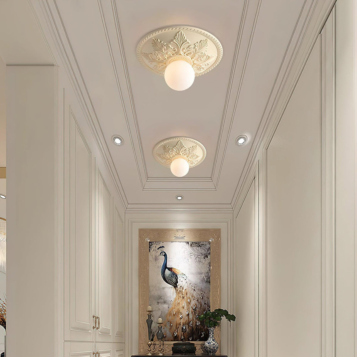Tildenhaven Glass Ceiling Light-Moonnatur