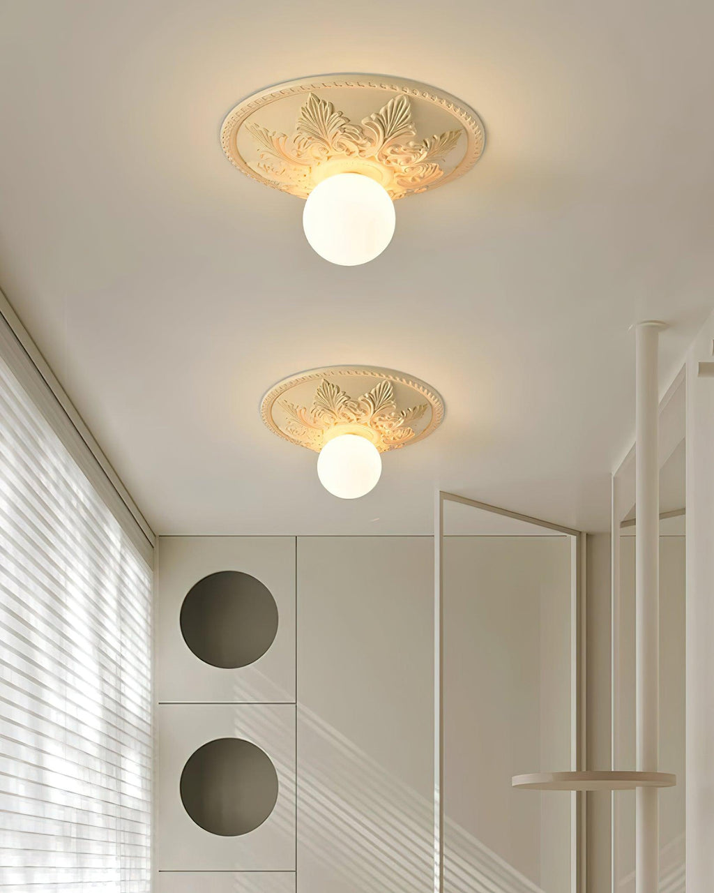 Tildenhaven Glass Ceiling Light-Moonnatur