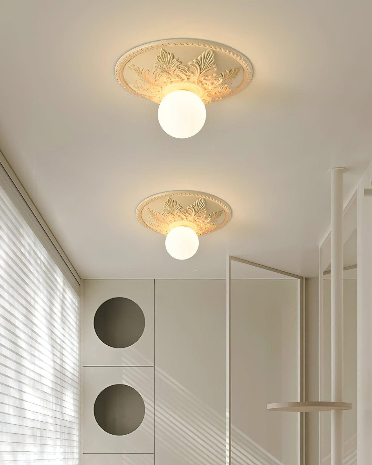 Tildenhaven Glass Ceiling Light-Moonnatur
