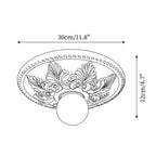 Tildenhaven Glass Ceiling Light-Moonnatur