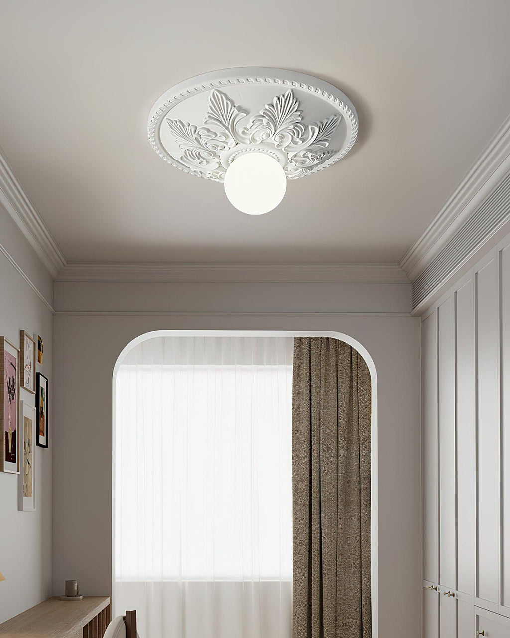 Tildenhaven Glass Ceiling Light-Moonnatur
