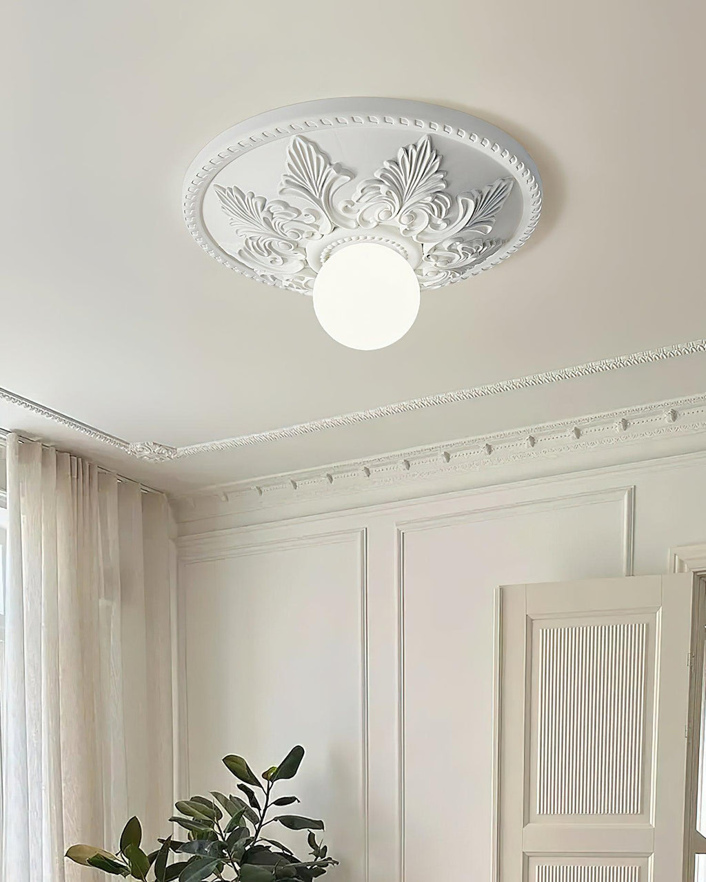Tildenhaven Glass Ceiling Light-Moonnatur
