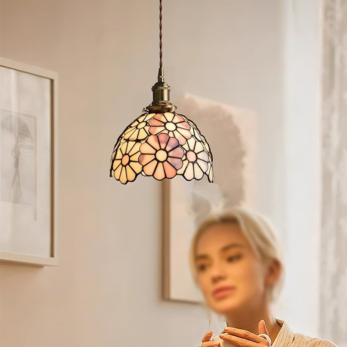 Ordelwick Glass Pendant Light-Moonnatur
