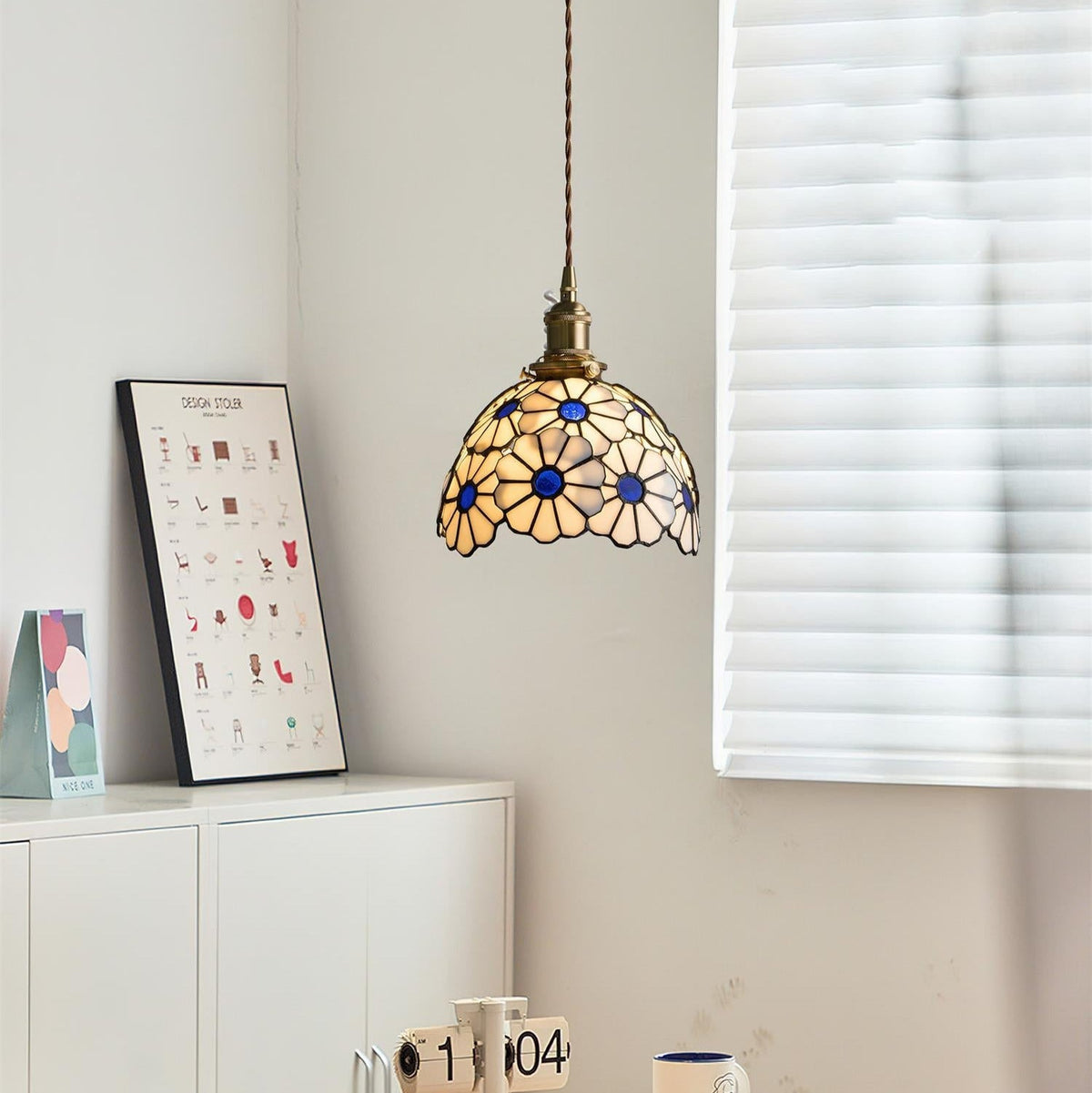 Ordelwick Glass Pendant Light-Moonnatur