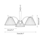 Cavenonna Fabric Chandelier-Moonnatur