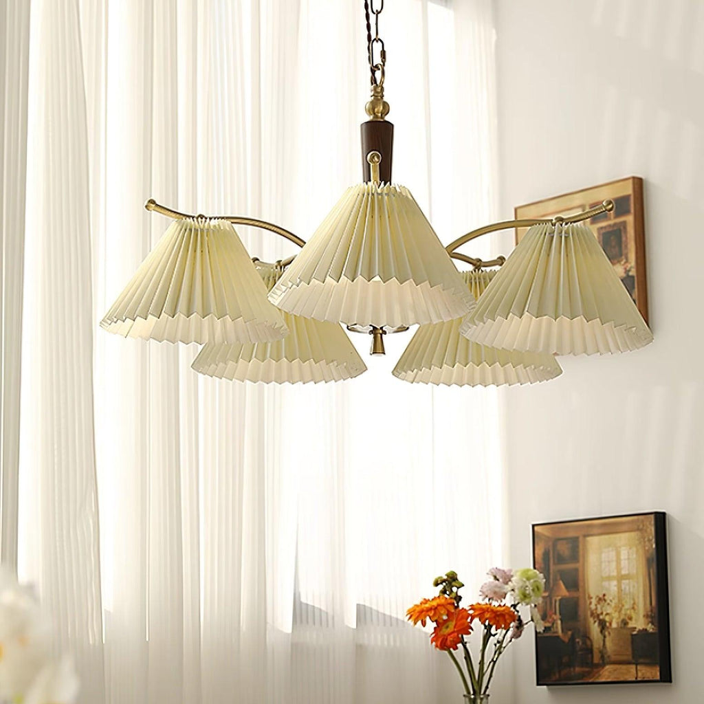 Cavenonna Fabric Chandelier-Moonnatur