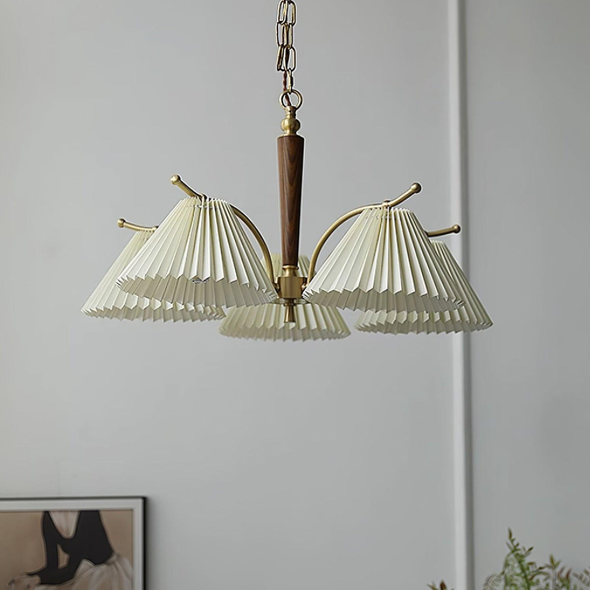Cavenonna Fabric Chandelier-Moonnatur