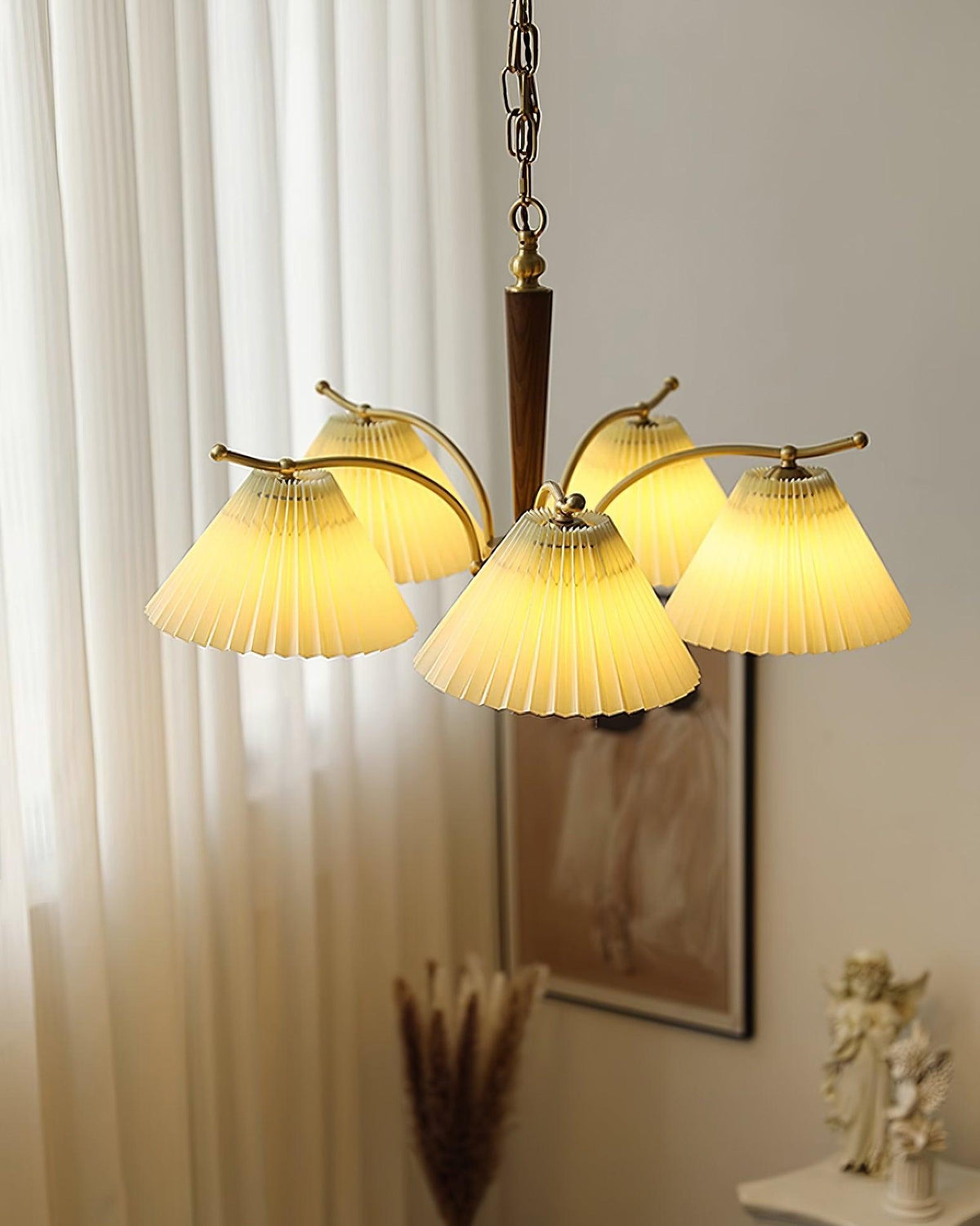 Cavenonna Fabric Chandelier-Moonnatur