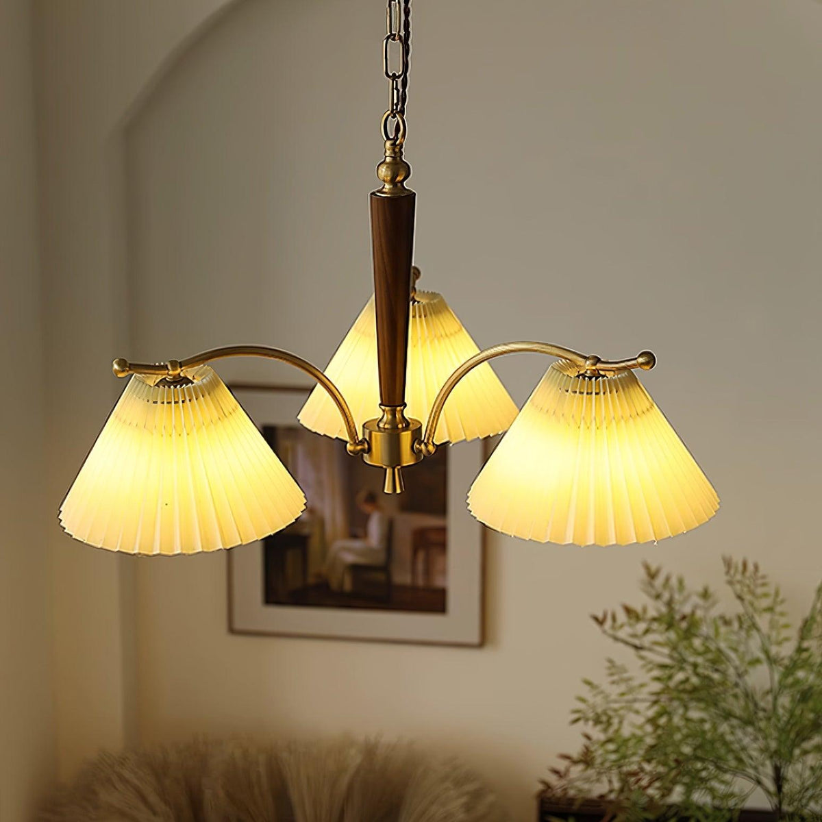 Cavenonna Fabric Chandelier-Moonnatur