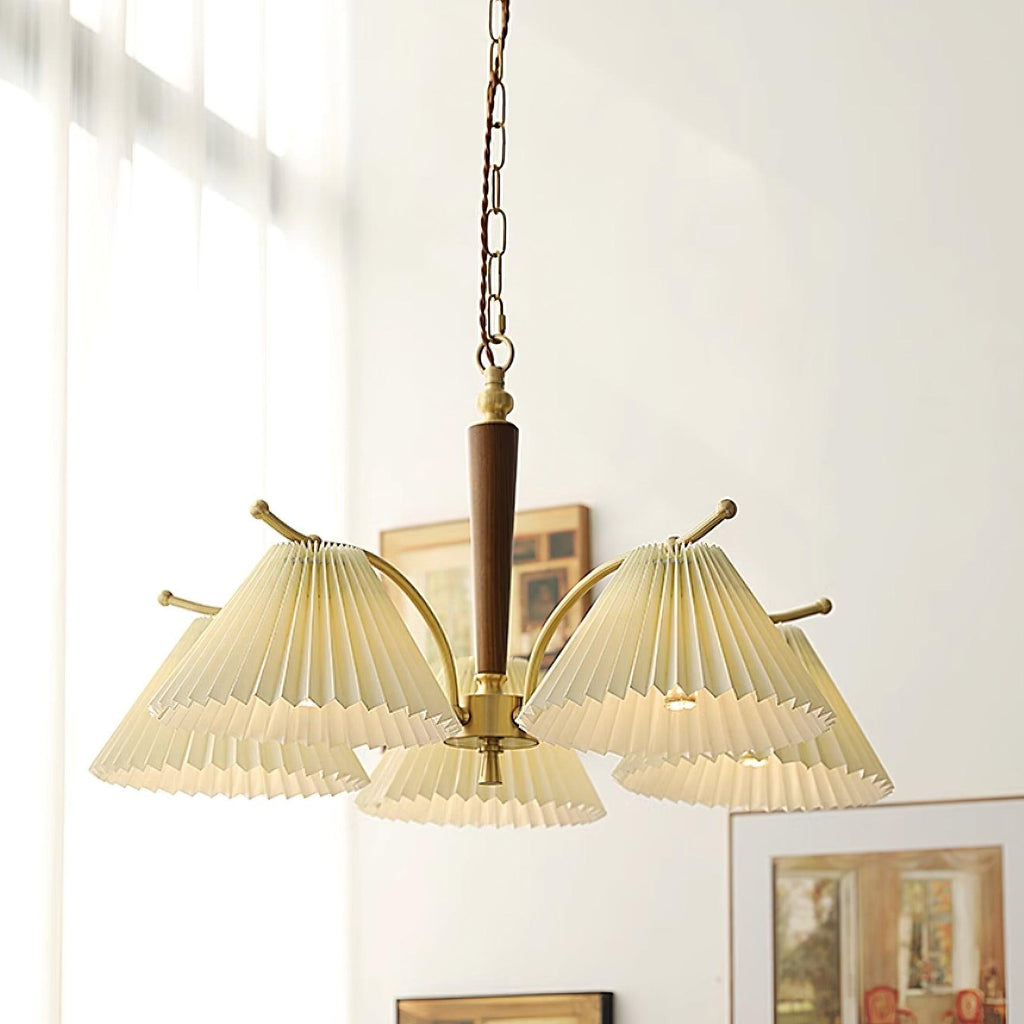 Cavenonna Fabric Chandelier-Moonnatur