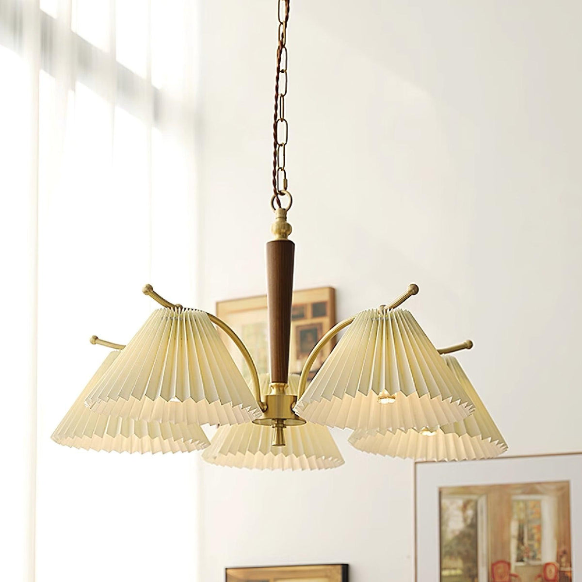 Cavenonna Fabric Chandelier-Moonnatur