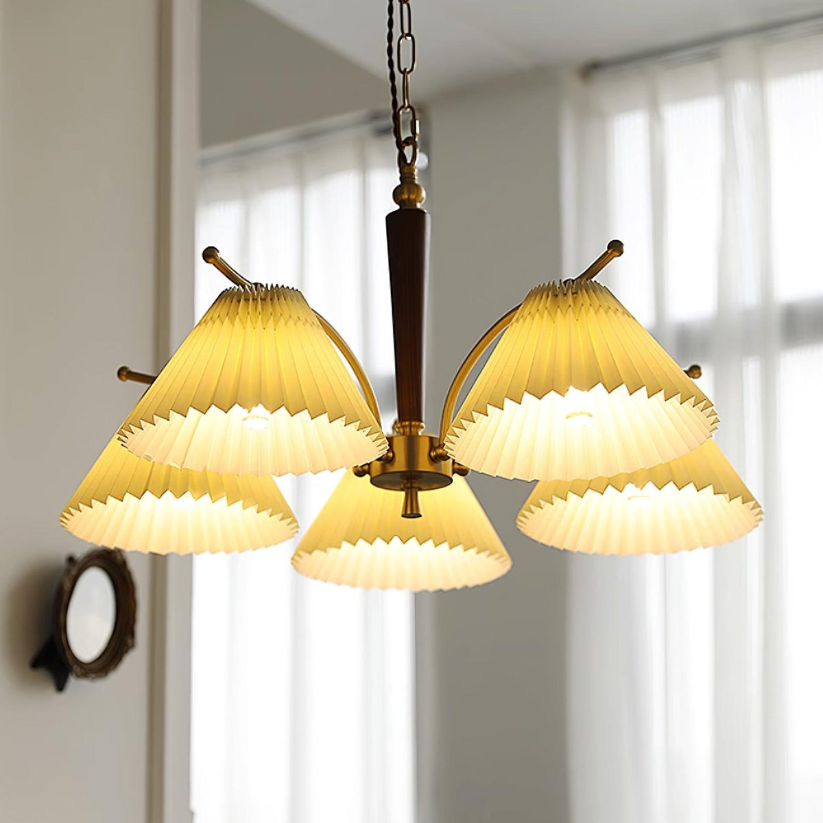 Cavenonna Fabric Chandelier-Moonnatur
