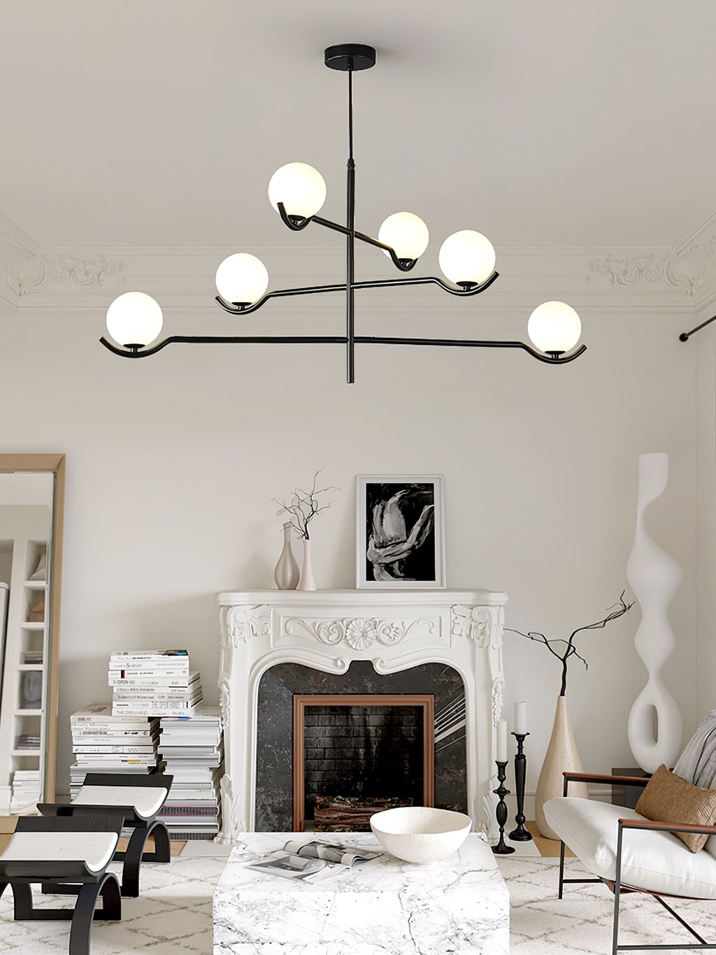 Kenrengrove Glass Chandelier-Moonnatur