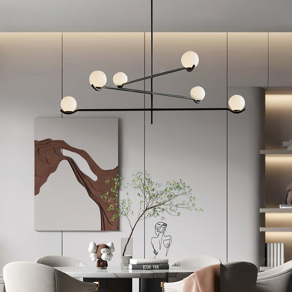 Kenrengrove Glass Chandelier-Moonnatur