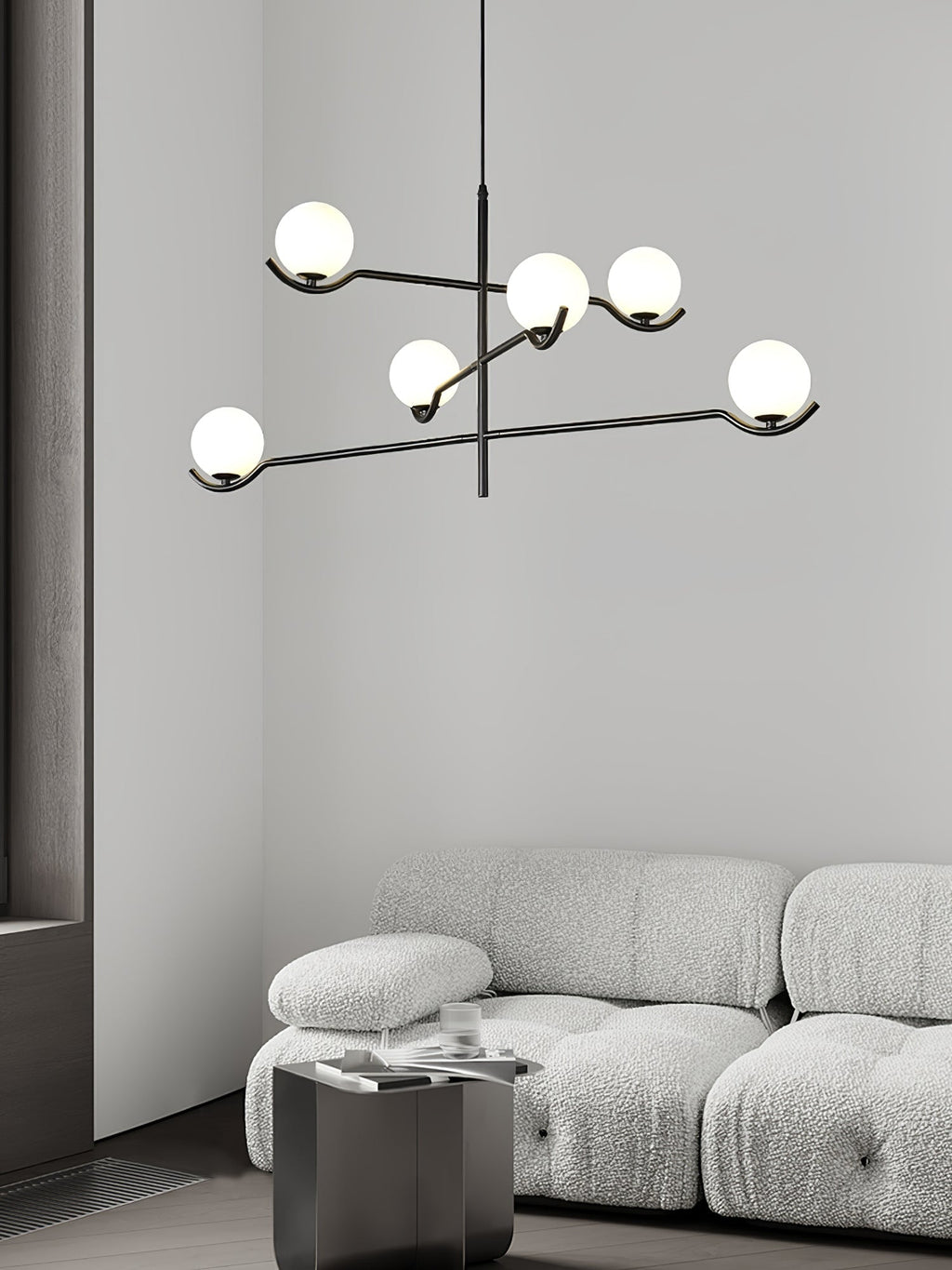 Kenrengrove Glass Chandelier-Moonnatur