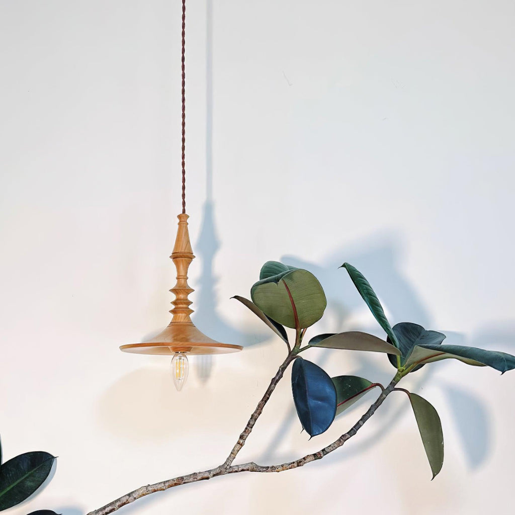 Perenera Wood Pendant Light-Moonnatur
