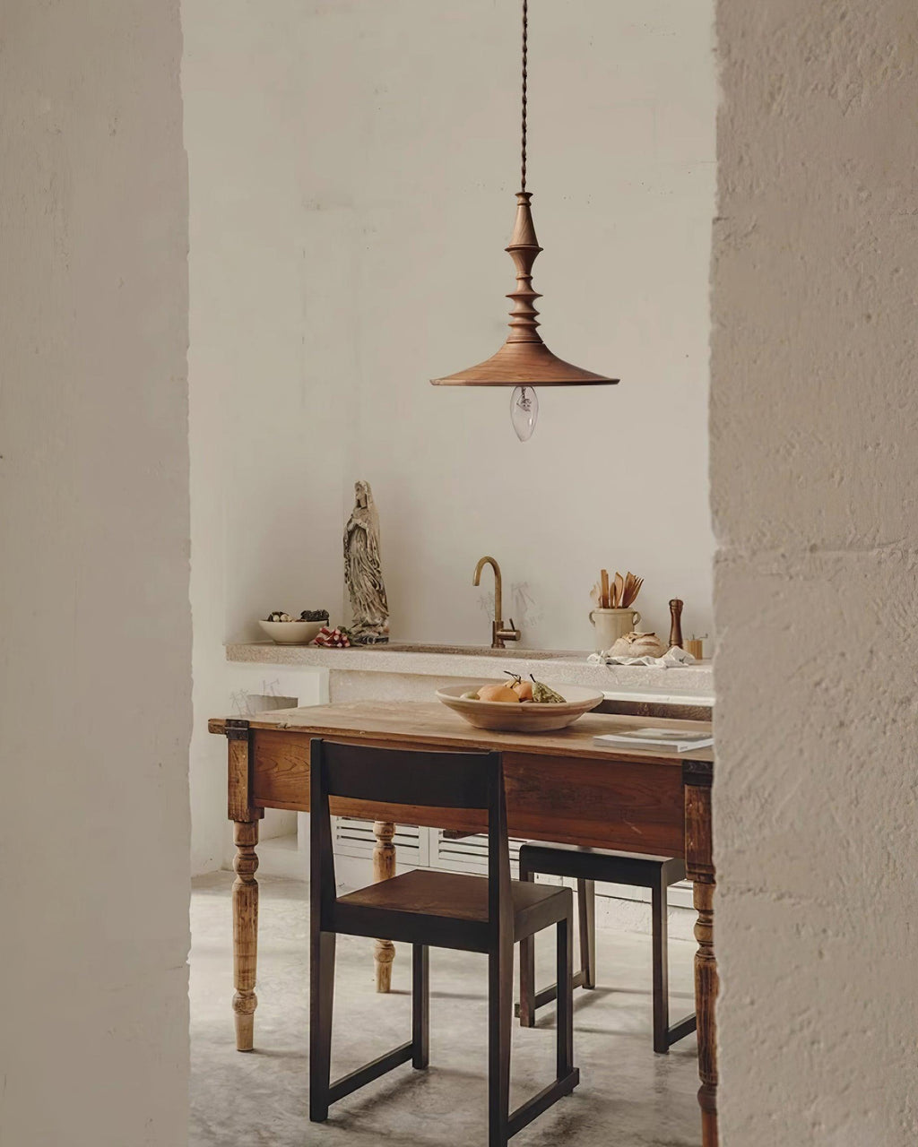 Perenera Wood Pendant Light-Moonnatur