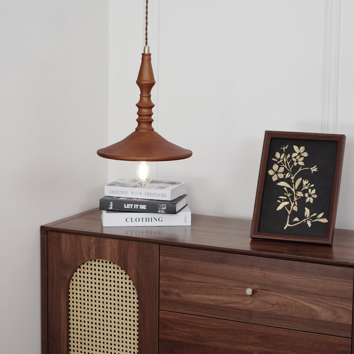 Perenera Wood Pendant Light-Moonnatur