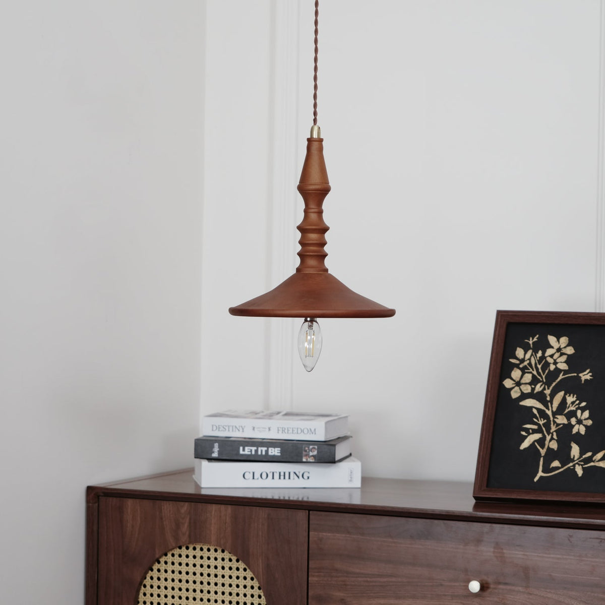 Perenera Wood Pendant Light-Moonnatur