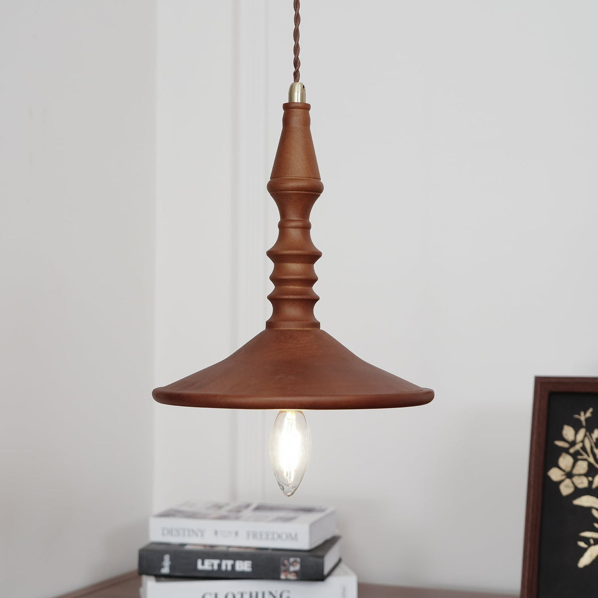 Perenera Wood Pendant Light-Moonnatur