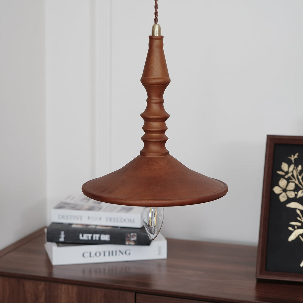 Perenera Wood Pendant Light-Moonnatur