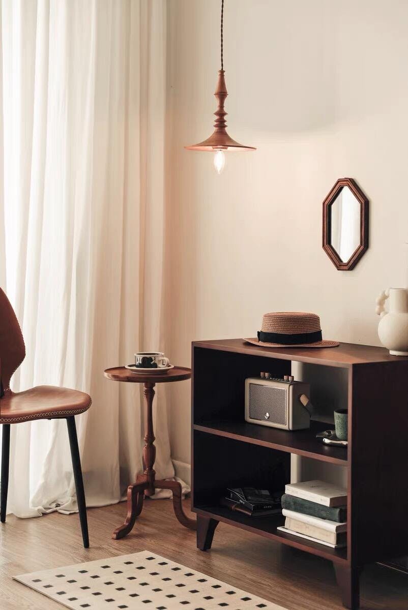 Perenera Wood Pendant Light-Moonnatur