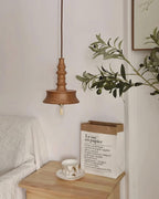 Perenera Wood Pendant Light-Moonnatur