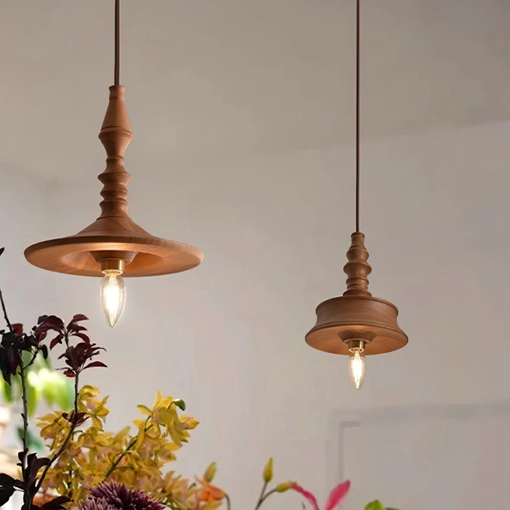 Perenera Wood Pendant Light-Moonnatur