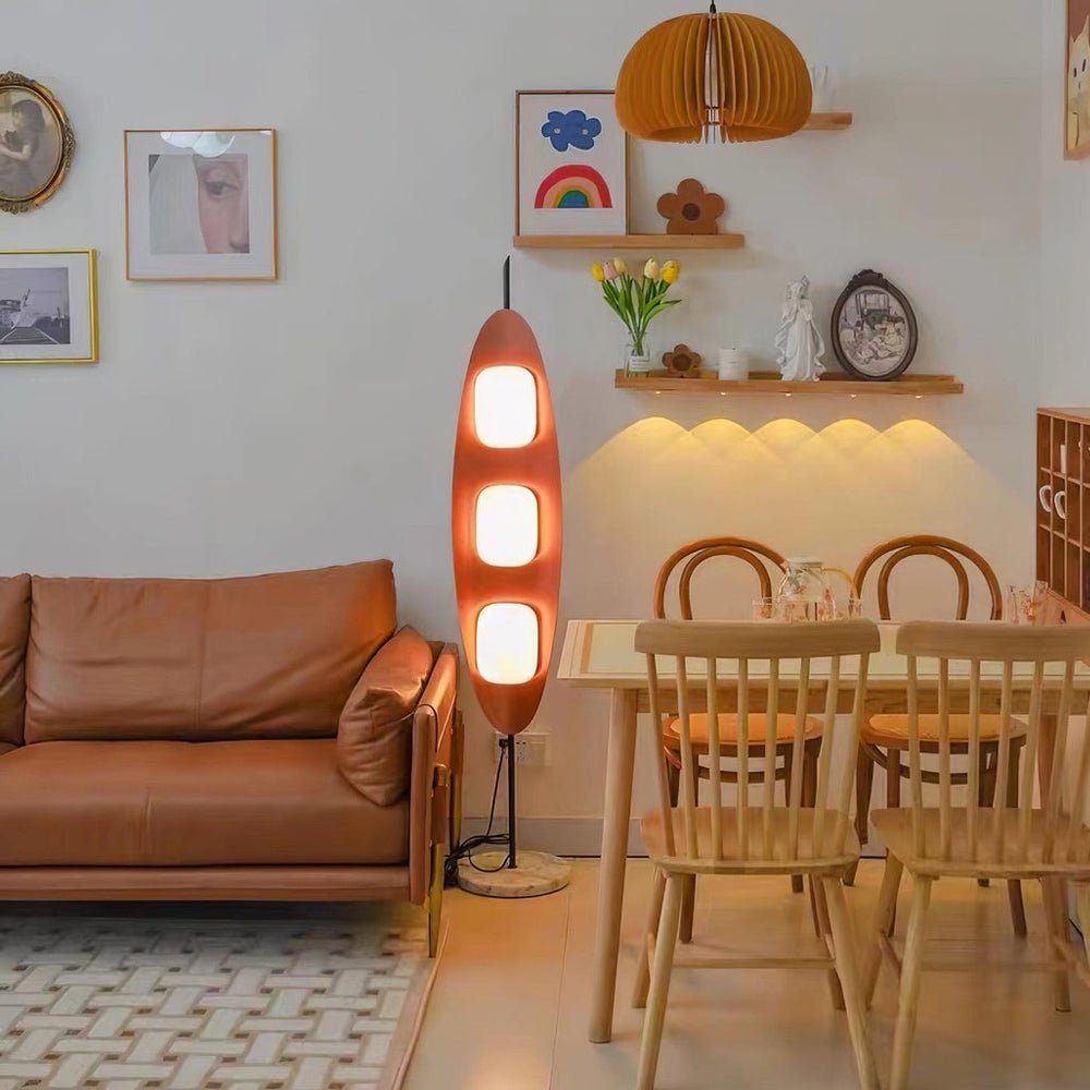 Ravensonna Marble Floor Lamp-Moonnatur
