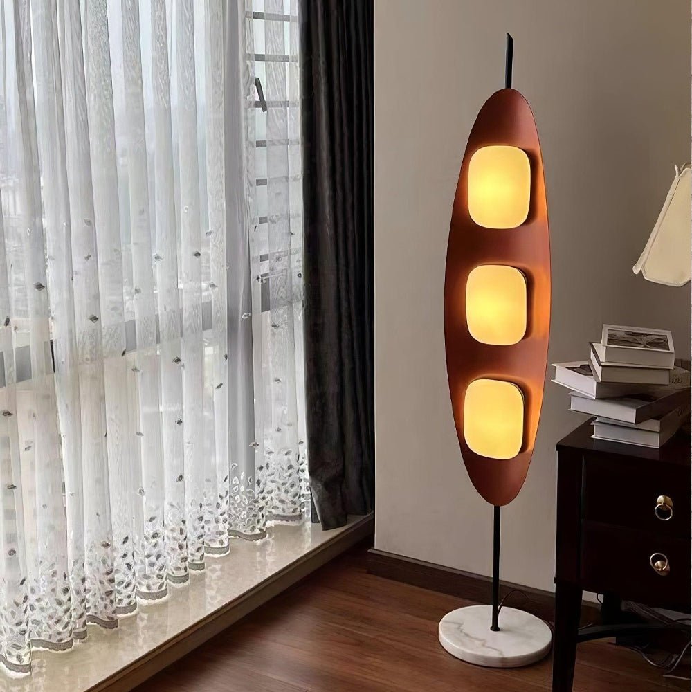 Ravensonna Marble Floor Lamp-Moonnatur