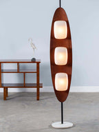 Ravensonna Marble Floor Lamp-Moonnatur