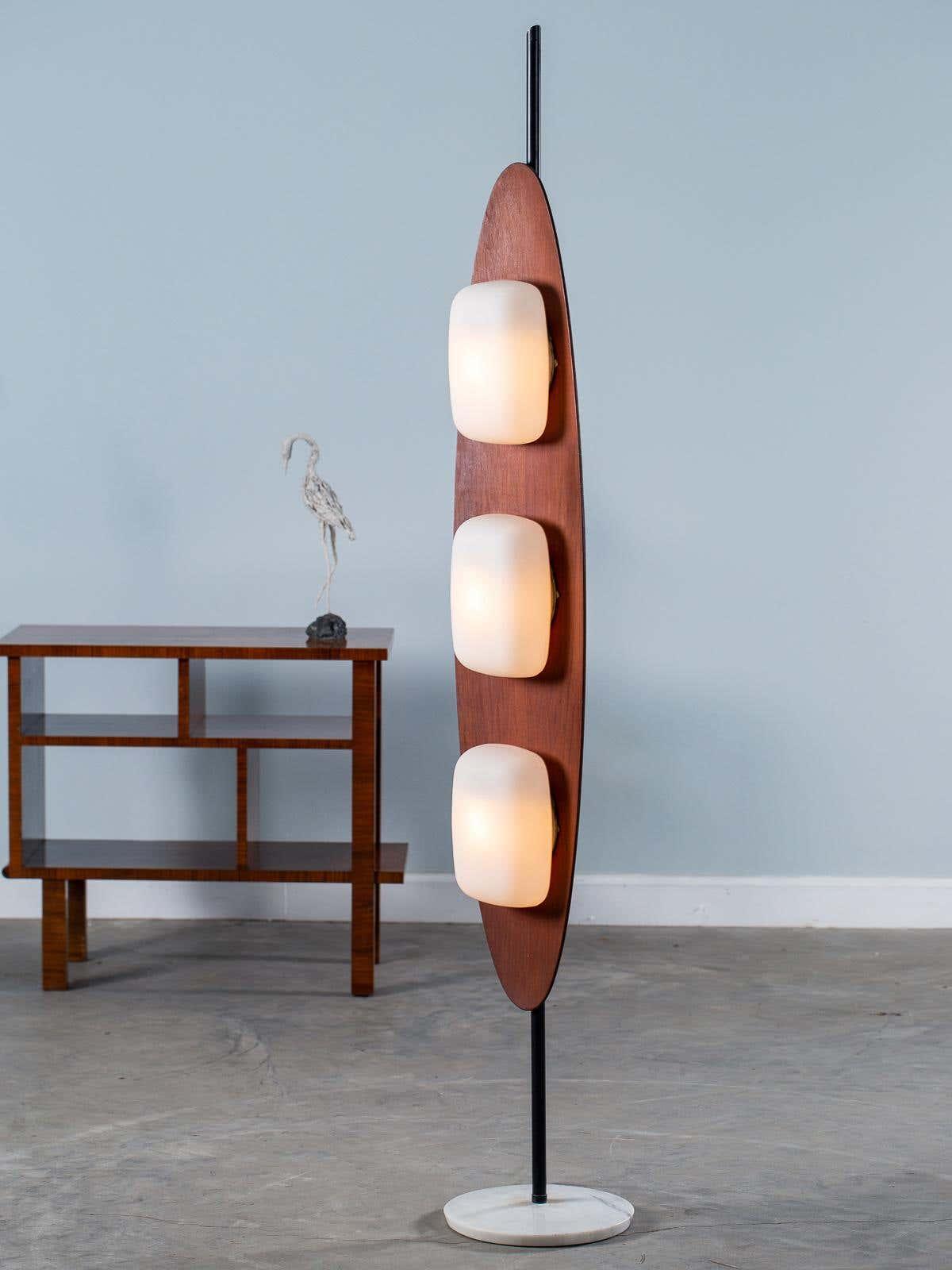 Ravensonna Marble Floor Lamp-Moonnatur
