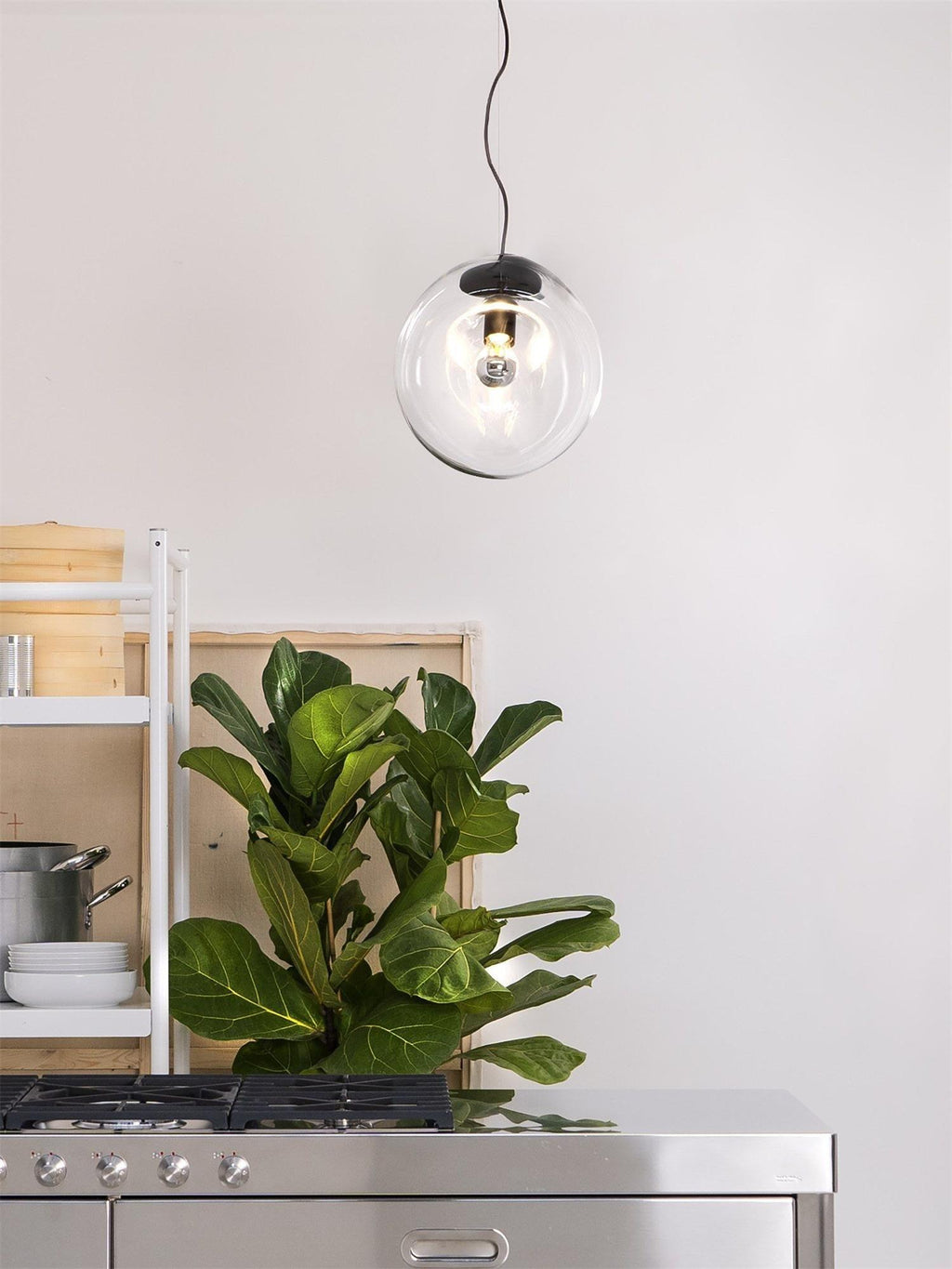 Olvenina Glass Pendant Light-Moonnatur