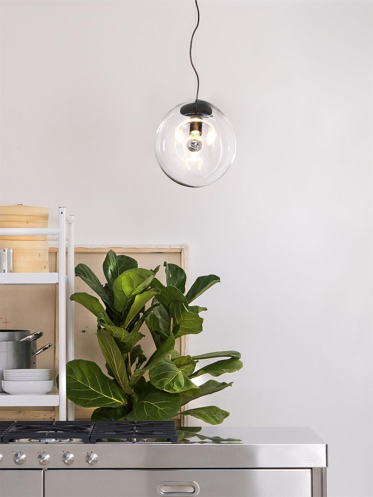 Olvenina Glass Pendant Light-Moonnatur