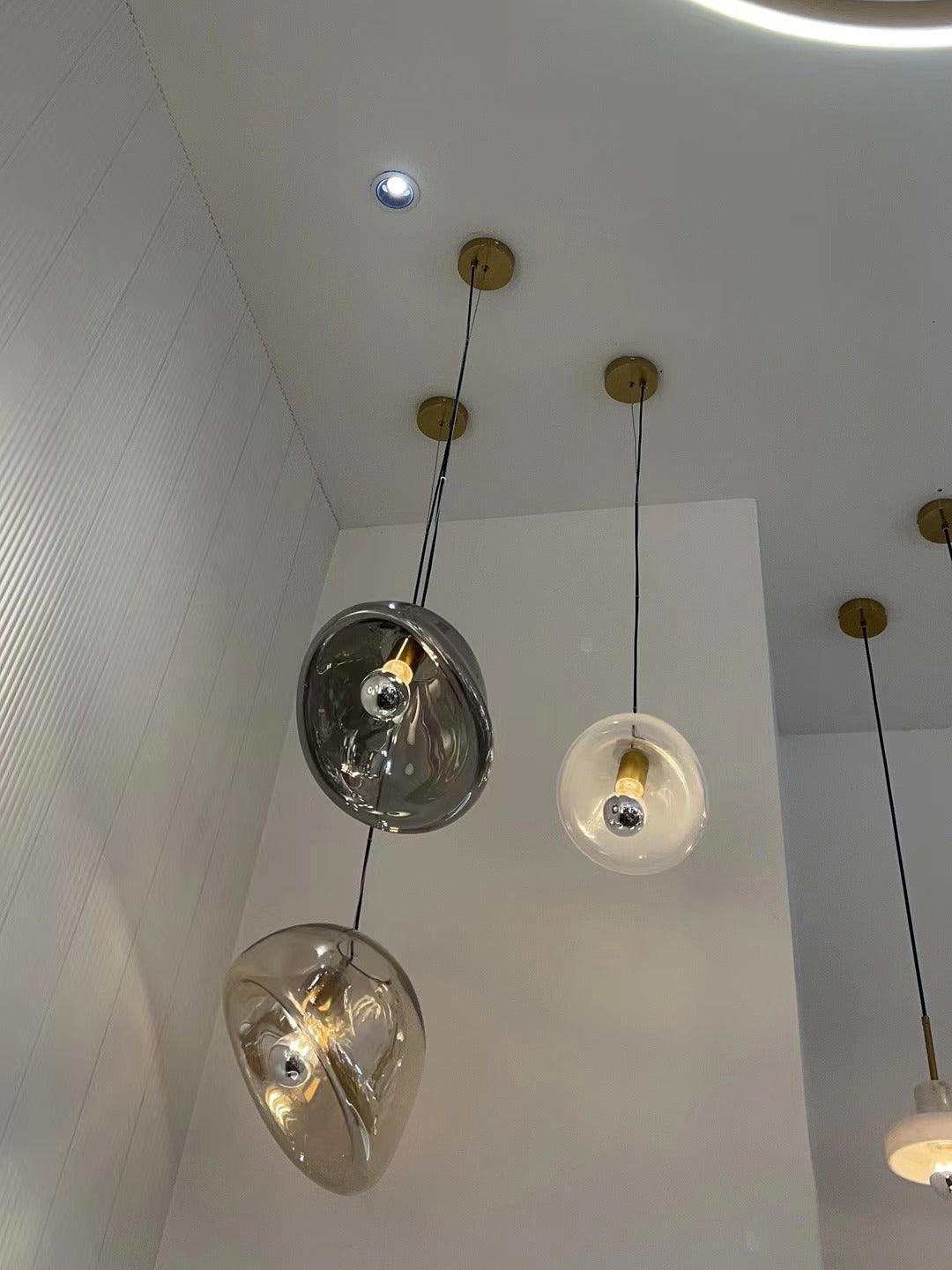 Olvenina Glass Pendant Light-Moonnatur