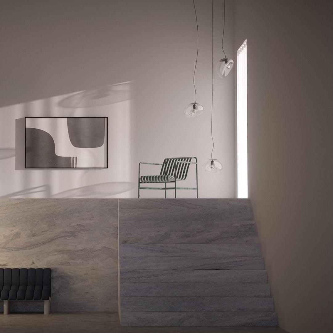Olvenina Glass Pendant Light-Moonnatur