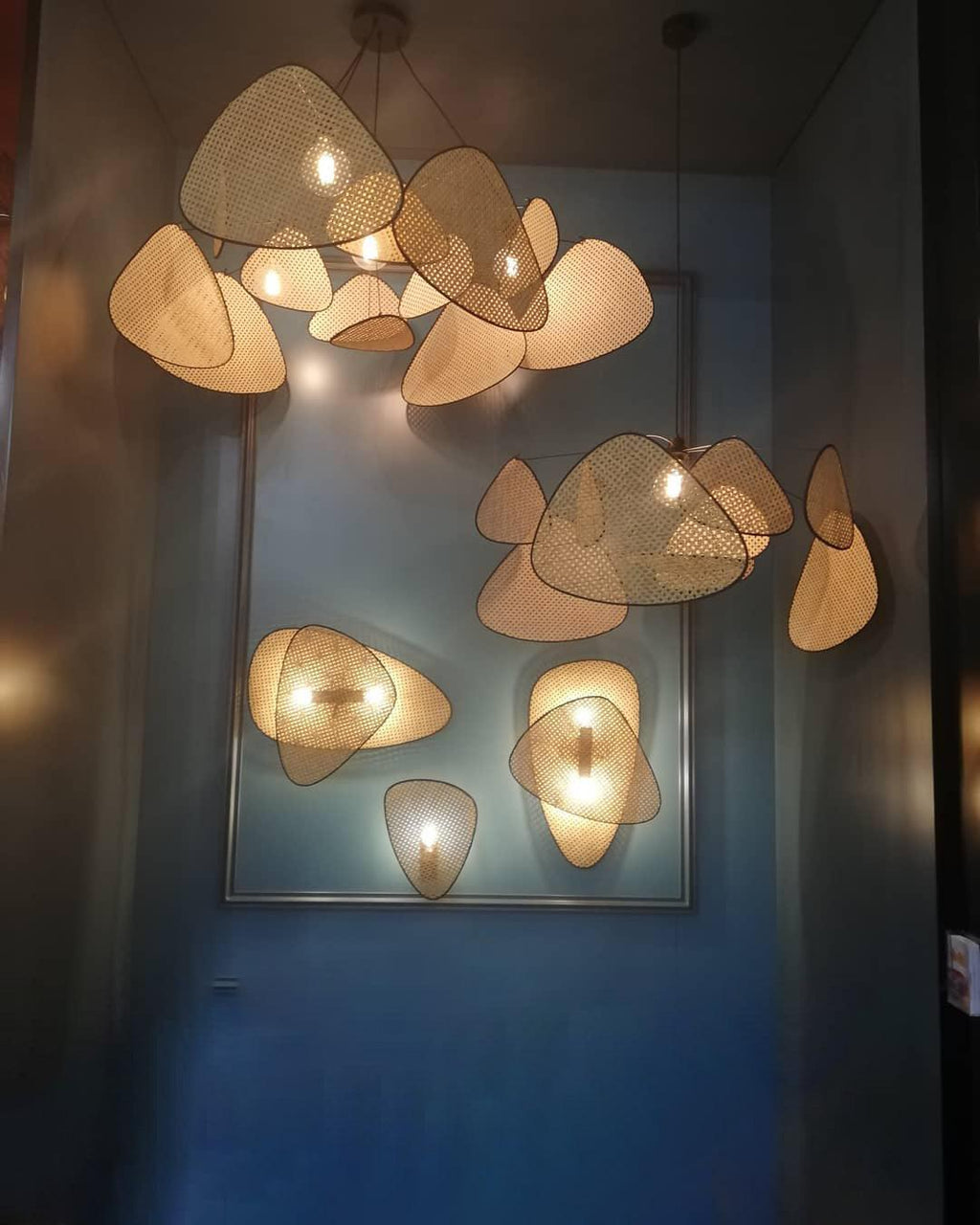 Pirella Bamboo Chandelier-Moonnatur